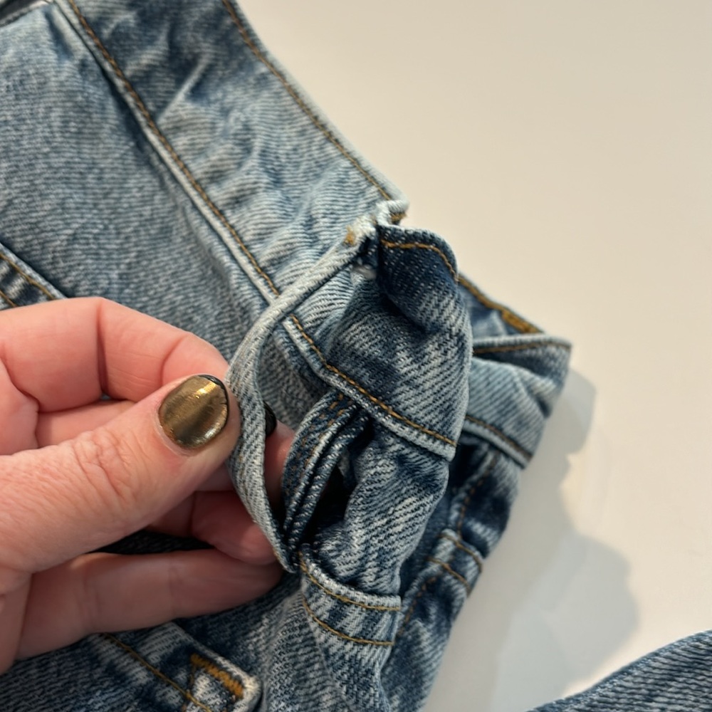 Frame High Rise Straight Leg Jeans Size 24 - Picture 6 of 13